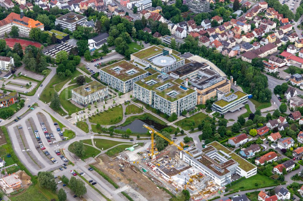 Luftaufnahme Ravensburg - Klinikgelände des Krankenhauses St. Elisabethen-Klinikum in Ravensburg im Bundesland Baden-Württemberg, Deutschland