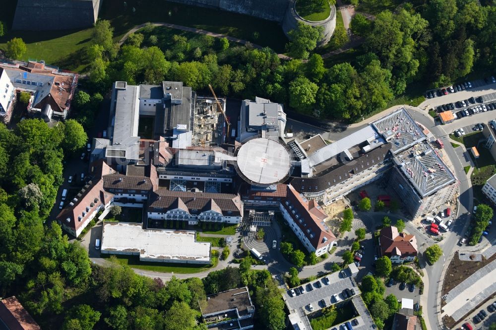 Luftaufnahme Bielefeld - Klinikgelände des Krankenhauses Evangelisches Klinikum Bethel in Bielefeld im Bundesland Nordrhein-Westfalen, Deutschland