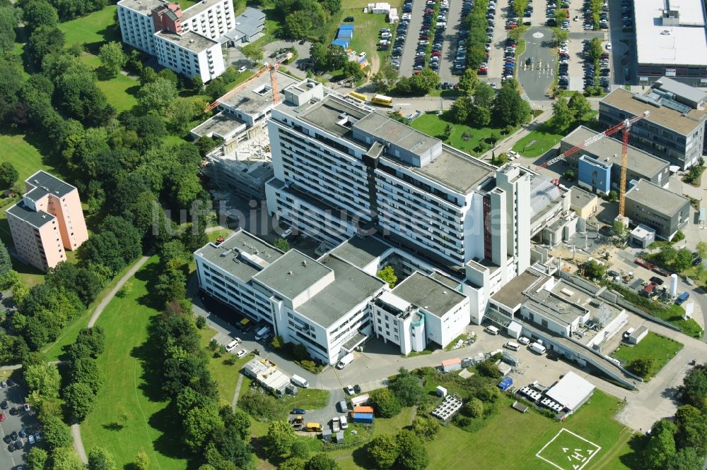 Wetzlar aus der Vogelperspektive: Klinikgelände des Krankenhauses an der Forsthausstraße in Wetzlar im Bundesland Hessen, Deutschland