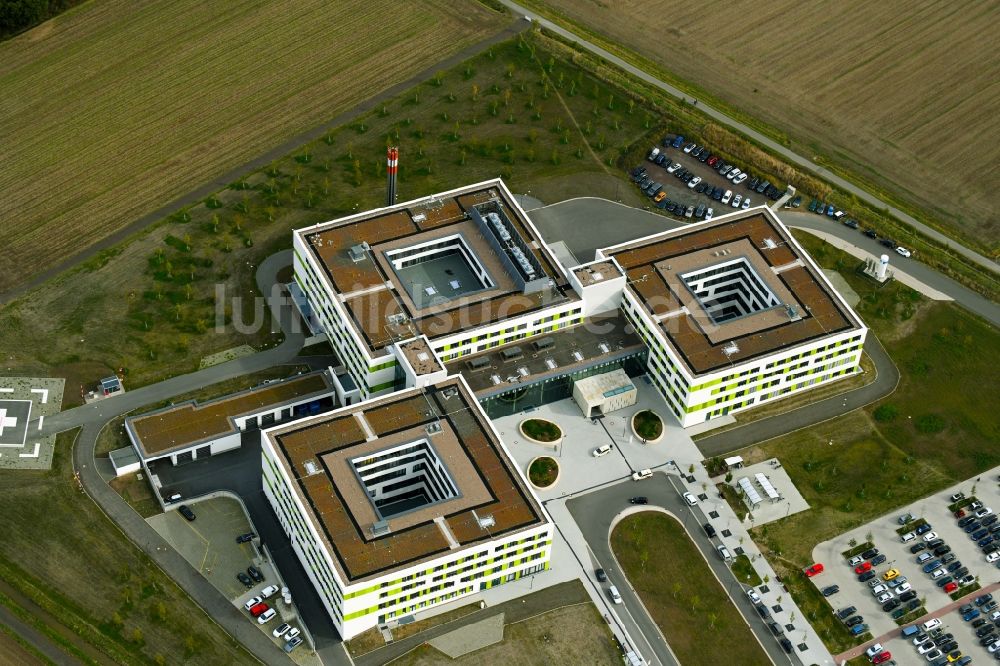 Luftbild Obernkirchen - Klinikgelände des Krankenhauses Gesamtklinikum für das Schaumburger Land in Obernkirchen im Bundesland Niedersachsen, Deutschland