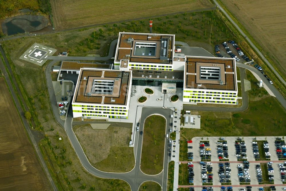 Luftbild Obernkirchen - Klinikgelände des Krankenhauses Gesamtklinikum für das Schaumburger Land in Obernkirchen im Bundesland Niedersachsen, Deutschland