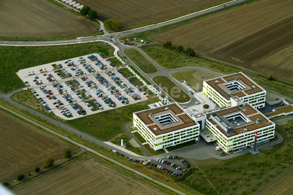 Luftbild Obernkirchen - Klinikgelände des Krankenhauses Gesamtklinikum für das Schaumburger Land in Obernkirchen im Bundesland Niedersachsen, Deutschland