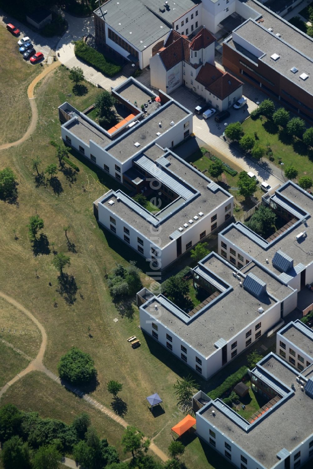 Berlin aus der Vogelperspektive: Klinikgelände des Krankenhauses Hedwigshöhe in Berlin