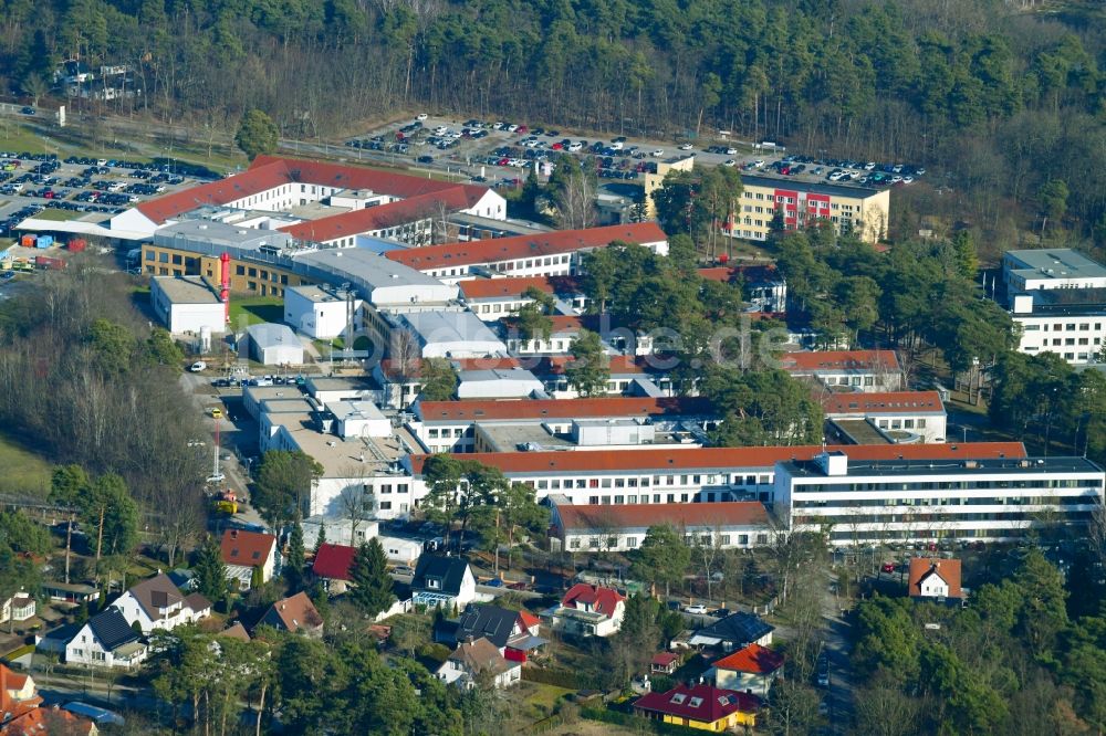 Luftbild Bad Saarow - Klinikgelände des Krankenhauses HELIOS Klinikum Bad Saarow Klinik im Bundesland Brandenburg