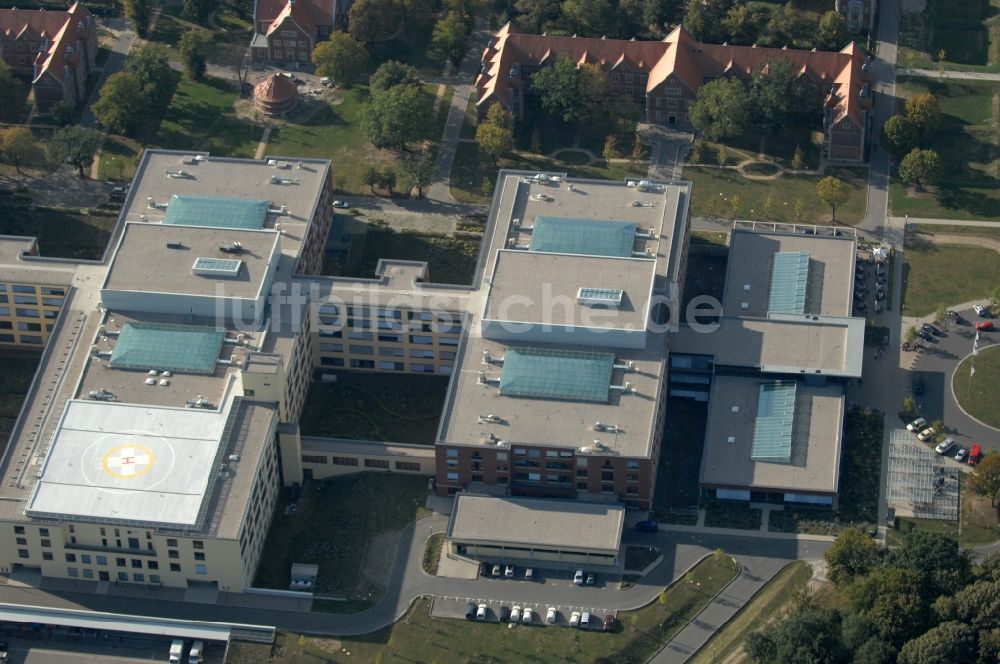 Luftbild Berlin - Klinikgelände des Krankenhauses Helios Klinikum Berlin-Buch im Ortsteil Buch in Berlin, Deutschland