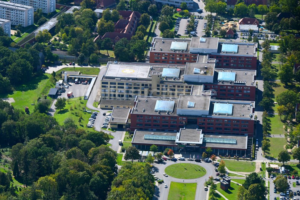 Luftbild Berlin - Klinikgelände des Krankenhauses Helios Klinikum Berlin-Buch im Ortsteil Buch in Berlin, Deutschland