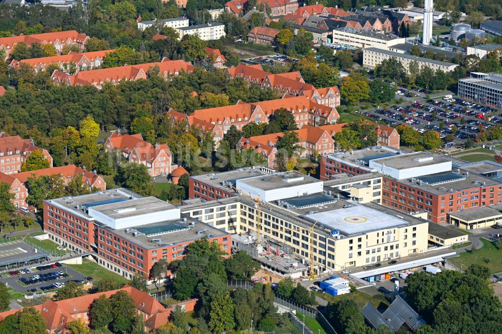 Berlin von oben - Klinikgelände des Krankenhauses Helios Klinikum Berlin-Buch im Ortsteil Buch in Berlin, Deutschland