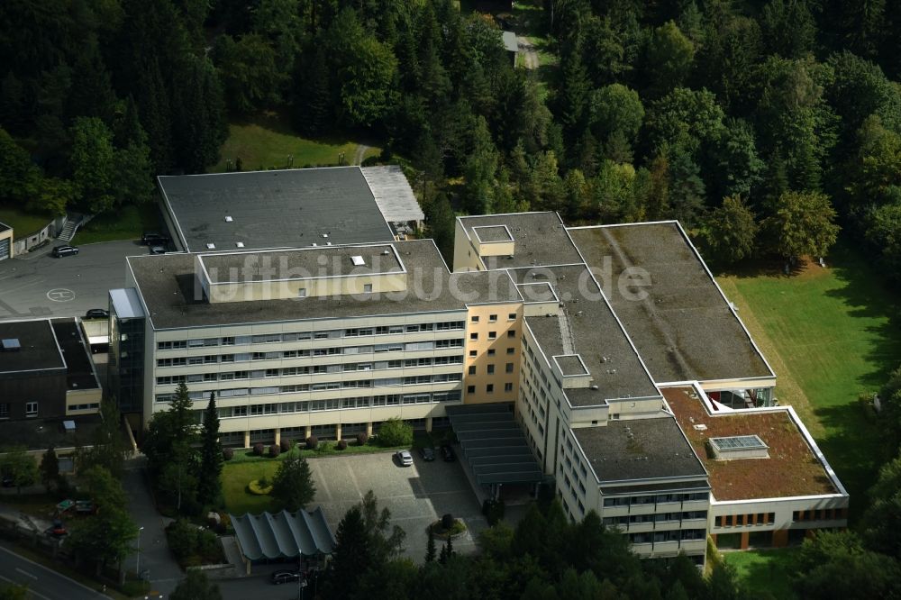 Bischofsgrün aus der Vogelperspektive: Klinikgelände des Krankenhauses Höhenklinik Bischofsgrün in Bischofsgrün im Bundesland Bayern