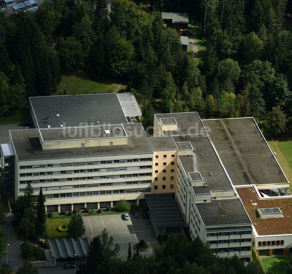 Luftbild Bischofsgrün - Klinikgelände des Krankenhauses Höhenklinik Bischofsgrün in Bischofsgrün im Bundesland Bayern