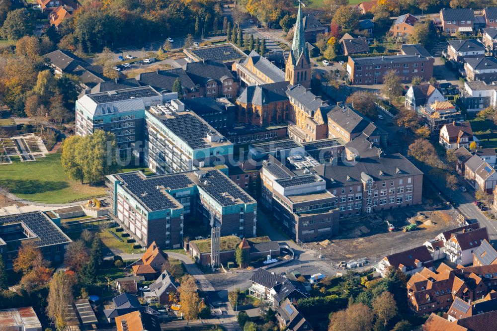 Luftbild Sendenhorst - Klinikgelände des Krankenhauses St. Josef-Stift in Sendenhorst im Bundesland Nordrhein-Westfalen, Deutschland