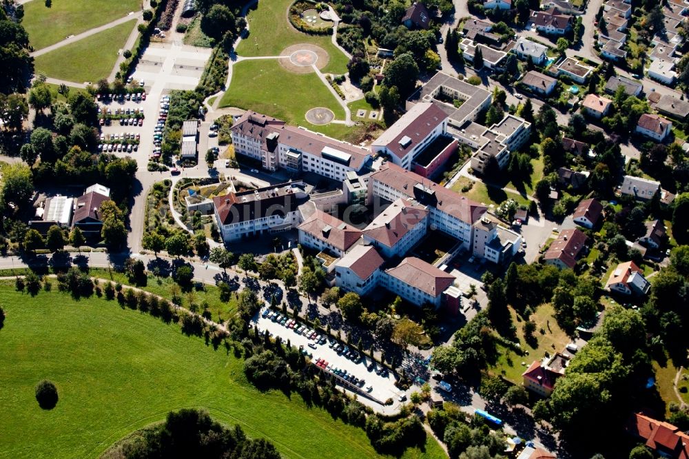 Offenburg aus der Vogelperspektive: Klinikgelände des Krankenhauses St. Josefsklinik in Offenburg im Bundesland Baden-Württemberg, Deutschland