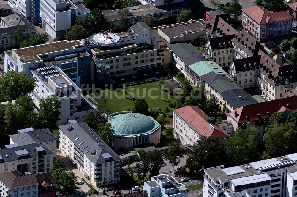 Luftaufnahme Freiburg im Breisgau - Klinikgelände des Krankenhauses St. Josefskrankenhaus in Freiburg im Breisgau im Bundesland Baden-Württemberg, Deutschland