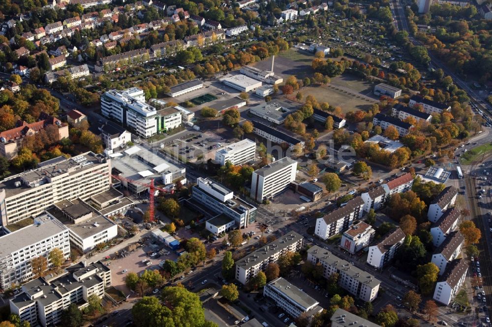 Luftbild Mainz - Klinikgelände des Krankenhauses Katholisches Klinikum in Mainz im Bundesland Rheinland-Pfalz, Deutschland