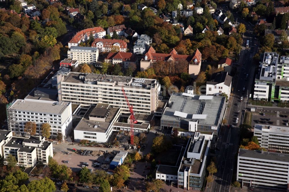 Luftaufnahme Mainz - Klinikgelände des Krankenhauses Katholisches Klinikum in Mainz im Bundesland Rheinland-Pfalz, Deutschland