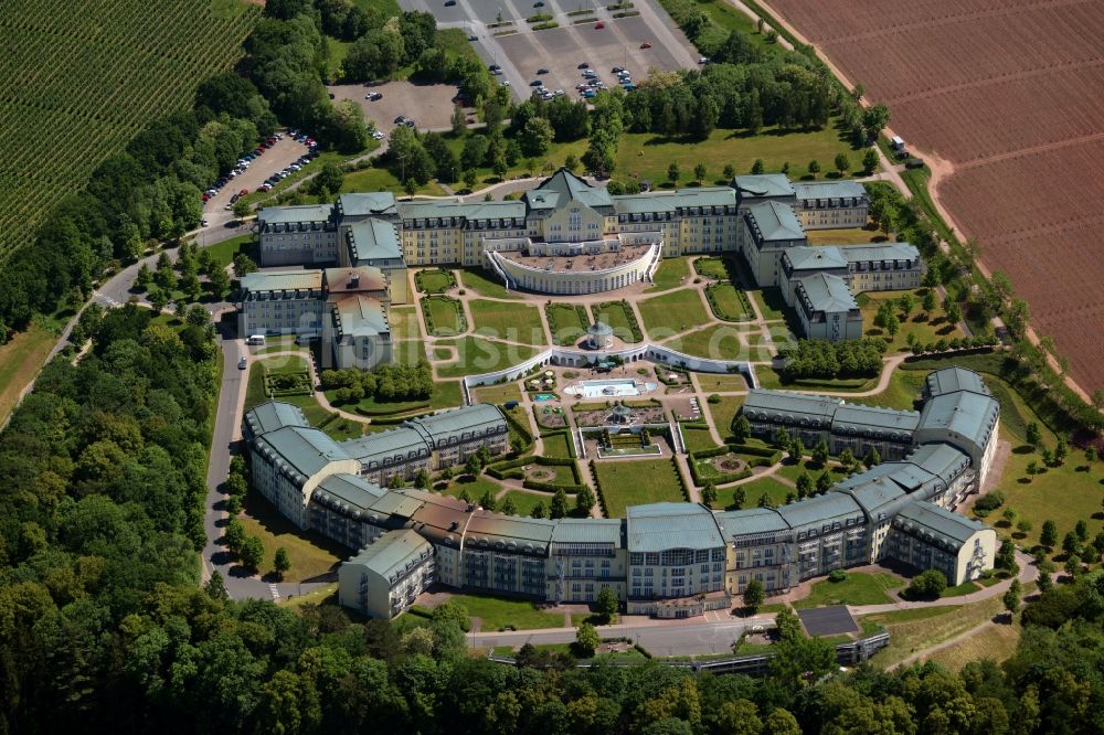 Kreischa von oben - Klinikgelände des Krankenhauses KLINIK BAVARIA Kreischa in Kreischa im Bundesland Sachsen, Deutschland