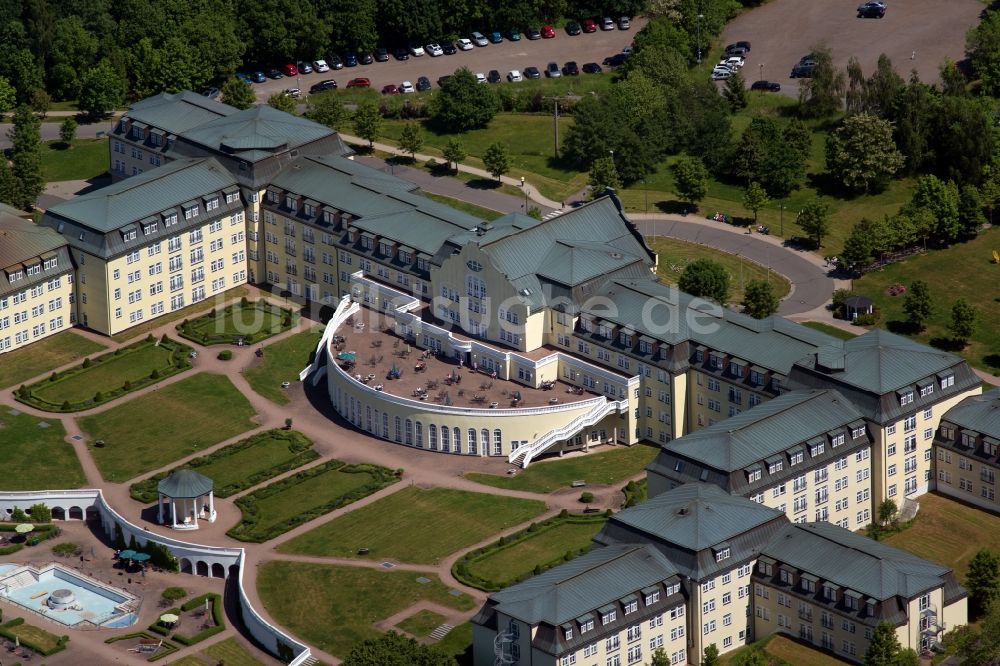 Luftbild Kreischa - Klinikgelände des Krankenhauses KLINIK BAVARIA Kreischa in Kreischa im Bundesland Sachsen, Deutschland