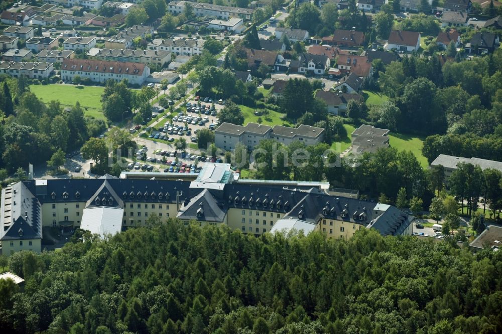 Luftbild Bayreuth - Klinikgelände des Krankenhauses Klinik Hohe Warte im Ortsteil Schießhaus in Bayreuth im Bundesland Bayern, Deutschland