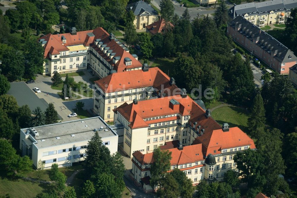 Luftbild Chemnitz - Klinikgelände des Krankenhauses Klinikum Chemnitz gGmbH - Standort Flemmingstraße in Chemnitz im Bundesland Sachsen