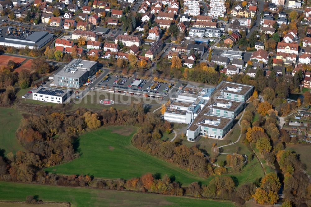 Luftbild Forchheim - Klinikgelände des Krankenhauses Klinikum Forchheim der Vereinigten Pfründerstiftung in Forchheim im Bundesland Bayern, Deutschland