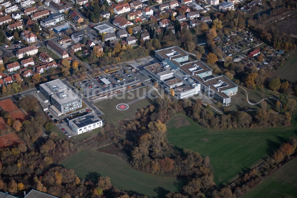 Luftbild Forchheim - Klinikgelände des Krankenhauses Klinikum Forchheim der Vereinigten Pfründerstiftung in Forchheim im Bundesland Bayern, Deutschland