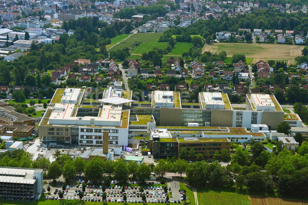 Luftaufnahme Heilbronn - Klinikgelände des Krankenhauses Klinikum Am Gesundbrunnen in Heilbronn im Bundesland Baden-Württemberg, Deutschland