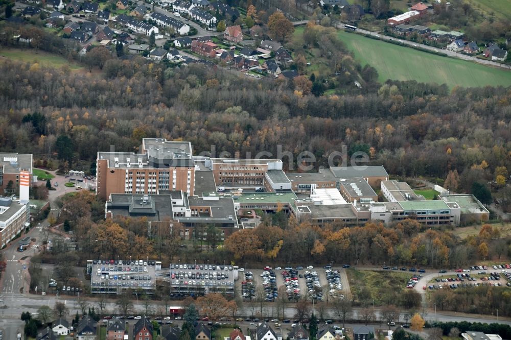 Luftbild Hamburg - Klinikgelände des Krankenhauses BG Klinikum Hamburg Bergedorfer Straße im Ortsteil Lohbrügge in Hamburg