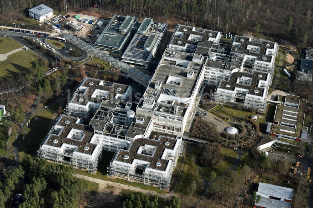 Luftbild Nürnberg - Klinikgelände des Krankenhauses Klinikum Nürnberg - Medizinische Klinik an der Breslauer Straße in Nürnberg im Bundesland Bayern