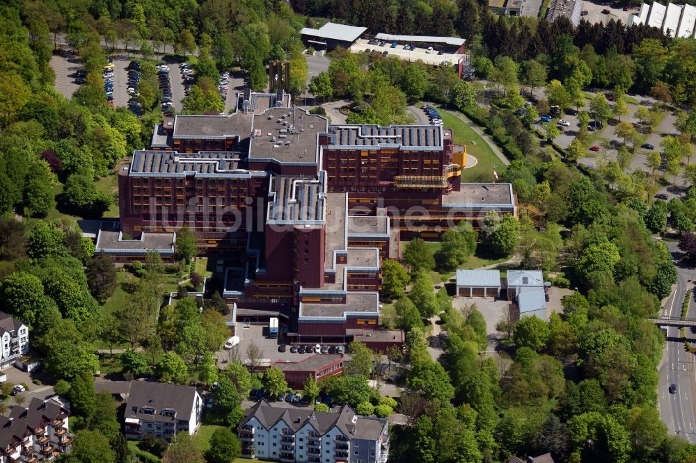 Luftbild Gummersbach - Klinikgelände des Krankenhauses Krankenhaus Gummersbach in Gummersbach im Bundesland Nordrhein-Westfalen, Deutschland