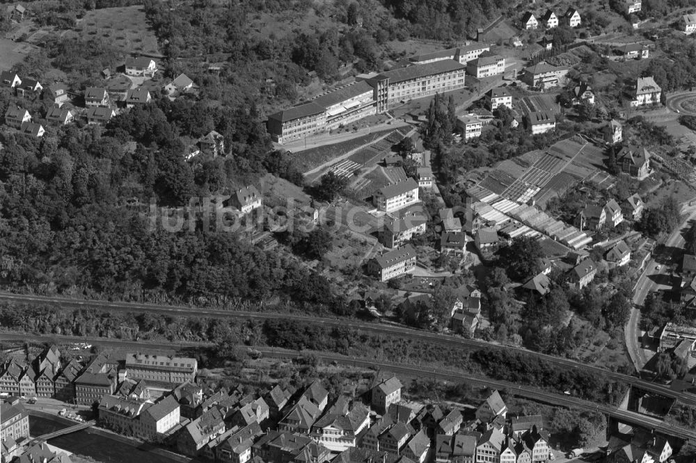 Luftbild Calw - Klinikgelände des Krankenhauses Kreiskliniken Calw und Nagold in Calw im Bundesland Baden-Württemberg, Deutschland