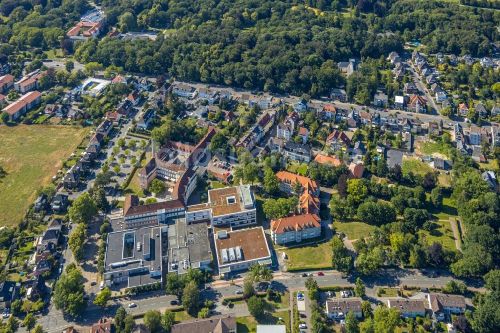 Hamm aus der Vogelperspektive: Klinikgelände des Krankenhauses St. Marien-Hospital Hamm in Hamm im Bundesland Nordrhein-Westfalen, Deutschland