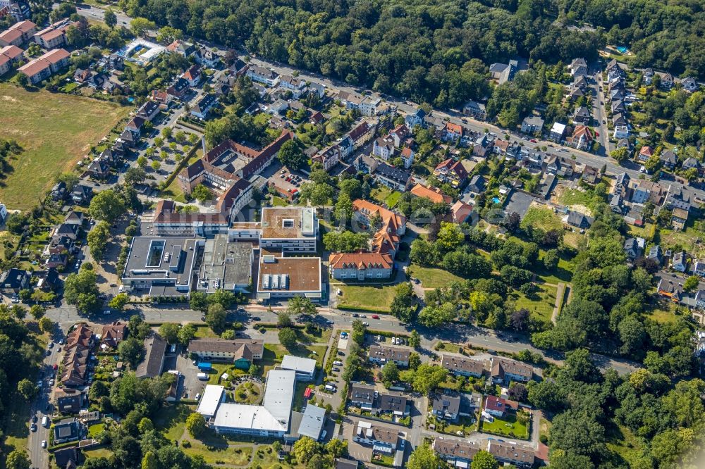 Luftbild Hamm - Klinikgelände des Krankenhauses St. Marien-Hospital Hamm in Hamm im Bundesland Nordrhein-Westfalen, Deutschland