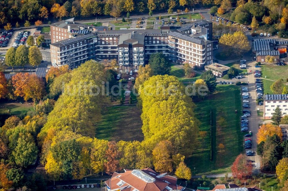 Luftbild Bottrop - Klinikgelände des Krankenhauses Marienhospital in Bottrop im Bundesland Nordrhein-Westfalen