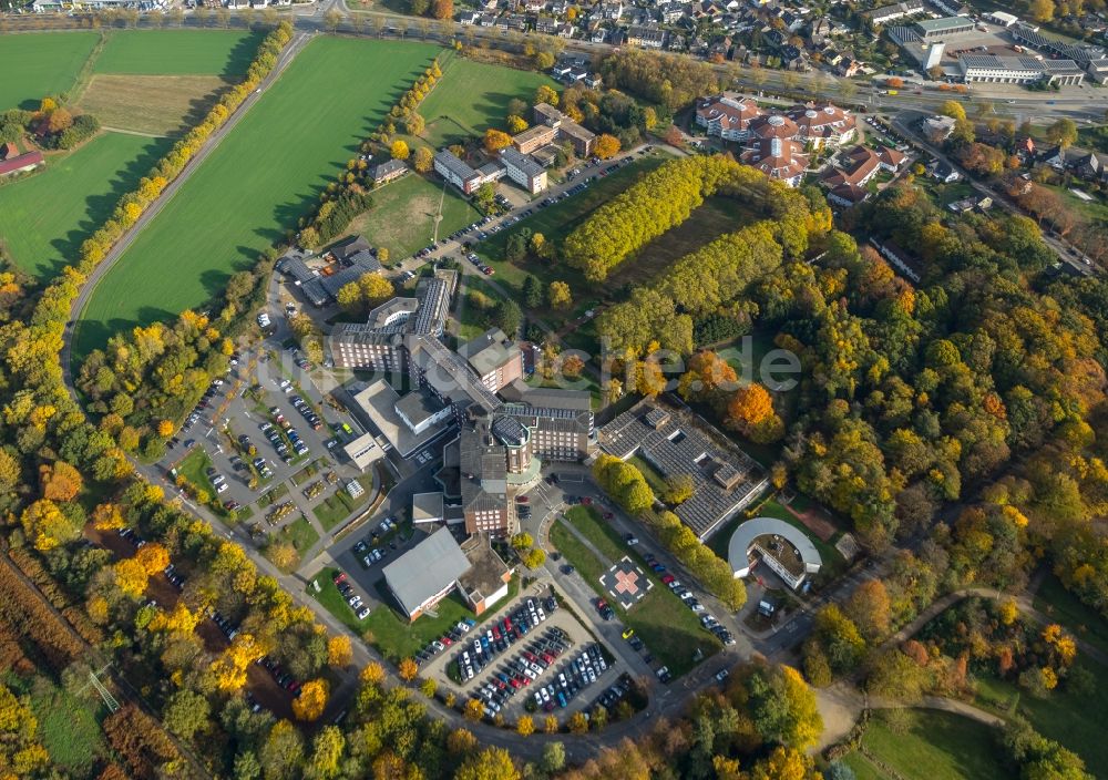 Bottrop aus der Vogelperspektive: Klinikgelände des Krankenhauses Marienhospital in Bottrop im Bundesland Nordrhein-Westfalen