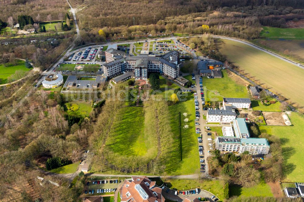 Luftbild Bottrop - Klinikgelände des Krankenhauses Marienhospital in Bottrop im Bundesland Nordrhein-Westfalen, Deutschland