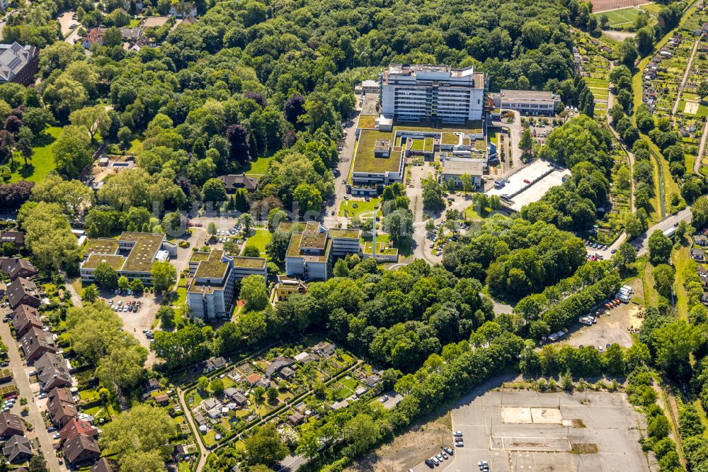 Luftbild Gelsenkirchen - Klinikgelände des Krankenhauses Marienhospital im Ortsteil Ückendorf in Gelsenkirchen im Bundesland Nordrhein-Westfalen, Deutschland