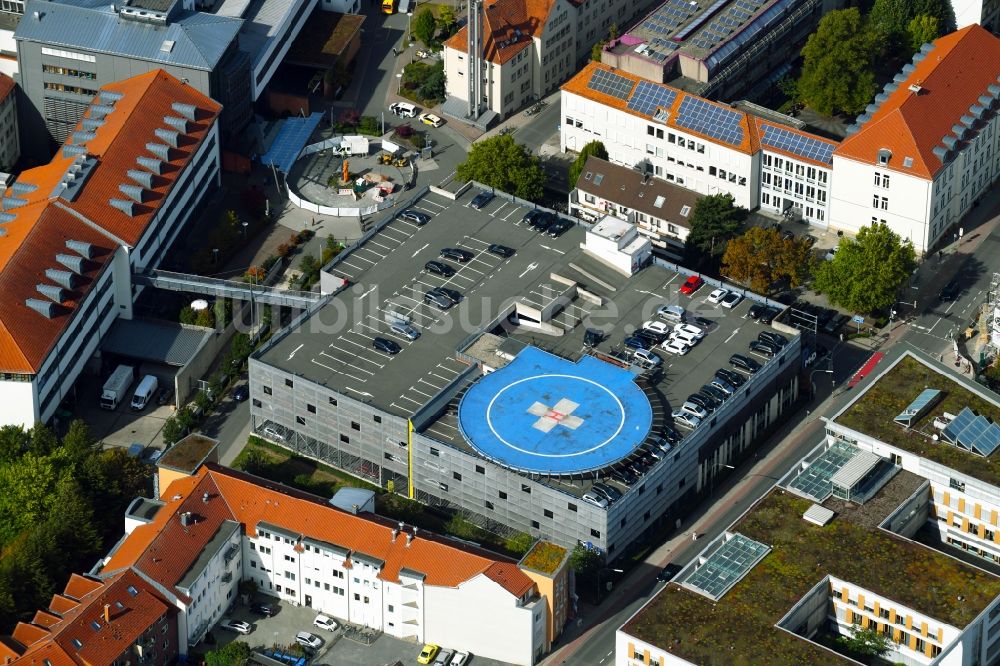 Luftbild Osnabrück - Klinikgelände des Krankenhauses Marienhospital in Osnabrück im Bundesland Niedersachsen, Deutschland