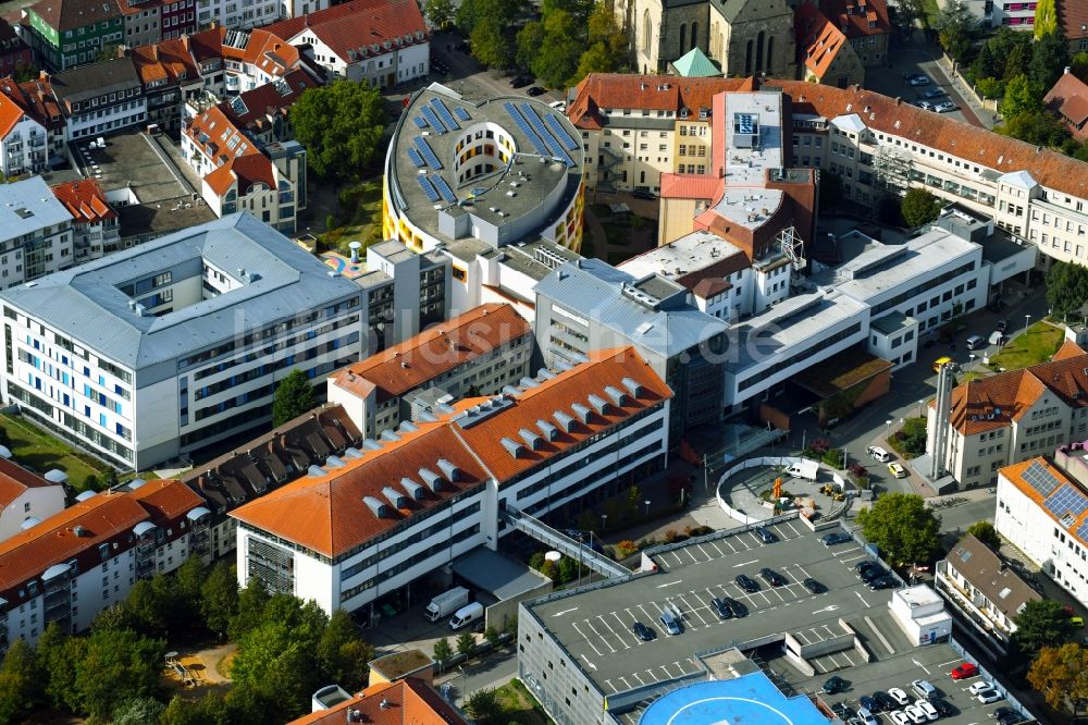 Luftaufnahme Osnabrück - Klinikgelände des Krankenhauses Marienhospital in Osnabrück im Bundesland Niedersachsen, Deutschland