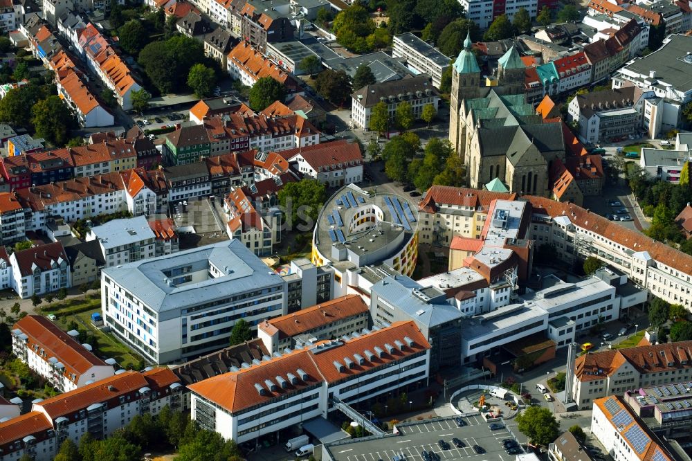 Osnabrück aus der Vogelperspektive: Klinikgelände des Krankenhauses Marienhospital in Osnabrück im Bundesland Niedersachsen, Deutschland