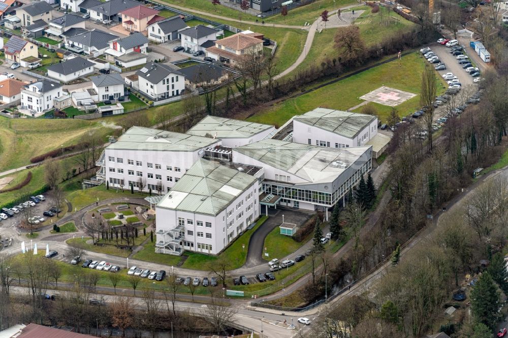 Lahr/Schwarzwald von oben - Klinikgelände des Krankenhauses MEDICLIN Herzzentrum Lahr in Lahr/Schwarzwald im Bundesland Baden-Württemberg, Deutschland