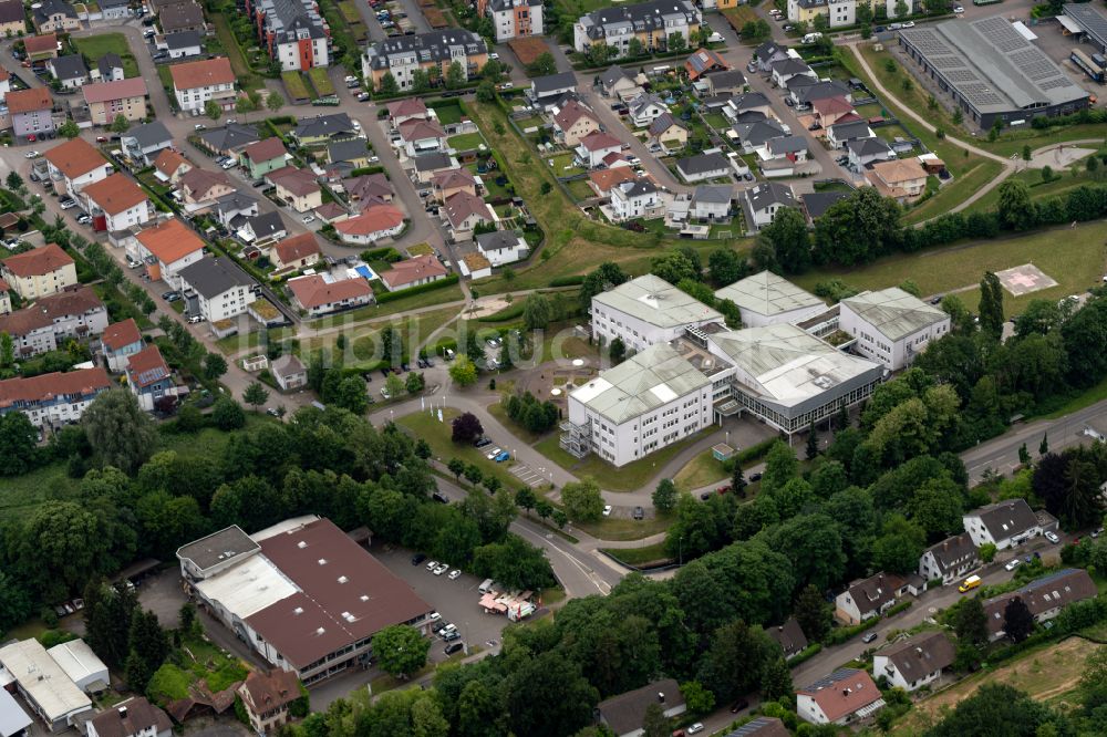 Lahr/Schwarzwald von oben - Klinikgelände des Krankenhauses MEDICLIN Herzzentrum Lahr in Lahr/Schwarzwald im Bundesland Baden-Württemberg, Deutschland