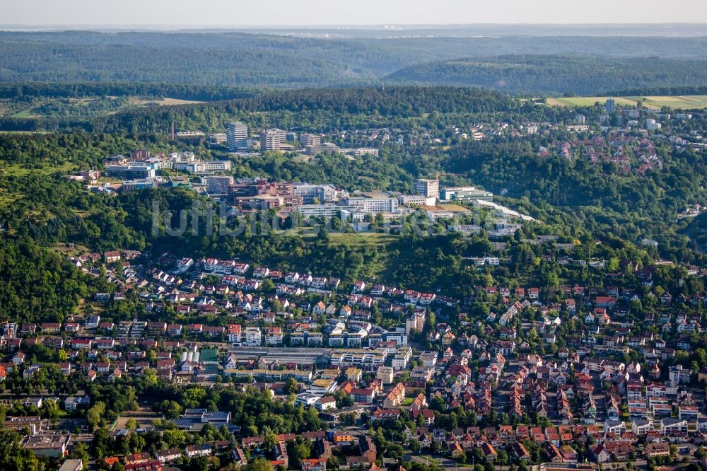 Luftbild Tübingen - Klinikgelände des Krankenhauses Medizinische Universitätsklinik auf dem Schnarrenberg in Tübingen im Bundesland Baden-Württemberg, Deutschland