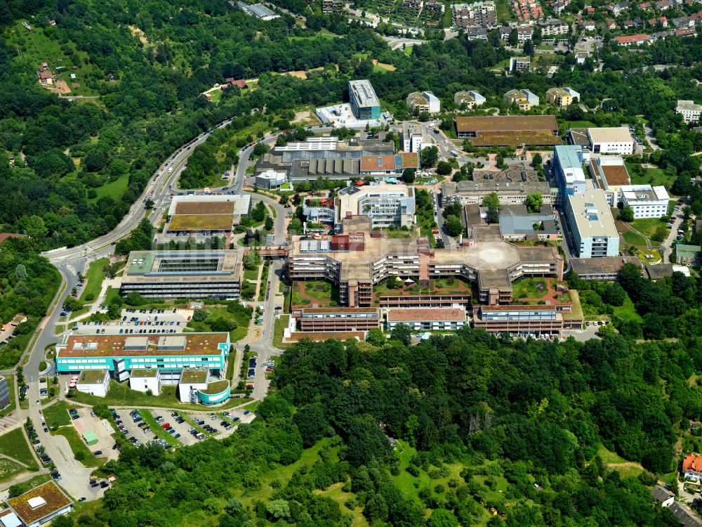 Luftbild Tübingen - Klinikgelände des Krankenhauses Medizinische Universitätsklinik auf dem Schnarrenberg in Tübingen im Bundesland Baden-Württemberg, Deutschland