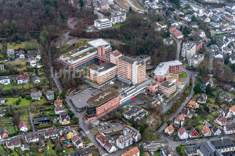 Lahr/Schwarzwald aus der Vogelperspektive: Klinikgelände des Krankenhauses Ortenau Klinikum Lahr in Lahr/Schwarzwald im Bundesland Baden-Württemberg, Deutschland