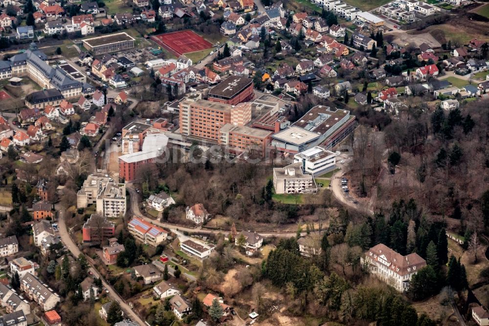 Lahr/Schwarzwald aus der Vogelperspektive: Klinikgelände des Krankenhauses Ortenau Klinikum in Lahr/Schwarzwald im Bundesland Baden-Württemberg, Deutschland