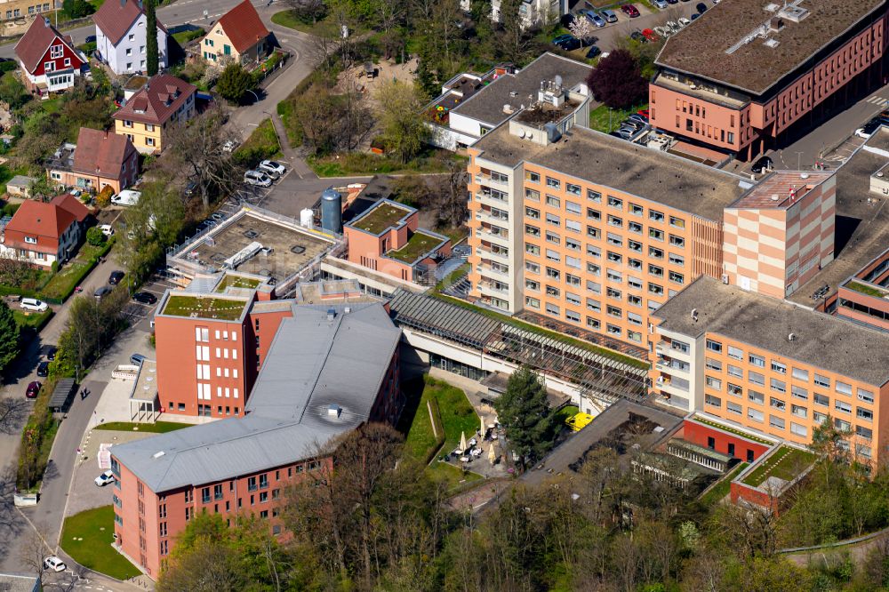 Lahr/Schwarzwald von oben - Klinikgelände des Krankenhauses Ortenau Klinikum in Lahr/Schwarzwald im Bundesland Baden-Württemberg, Deutschland