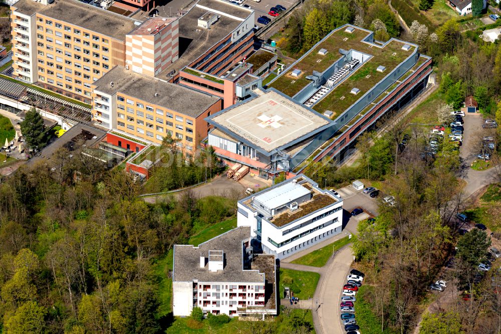 Lahr/Schwarzwald aus der Vogelperspektive: Klinikgelände des Krankenhauses Ortenau Klinikum in Lahr/Schwarzwald im Bundesland Baden-Württemberg, Deutschland