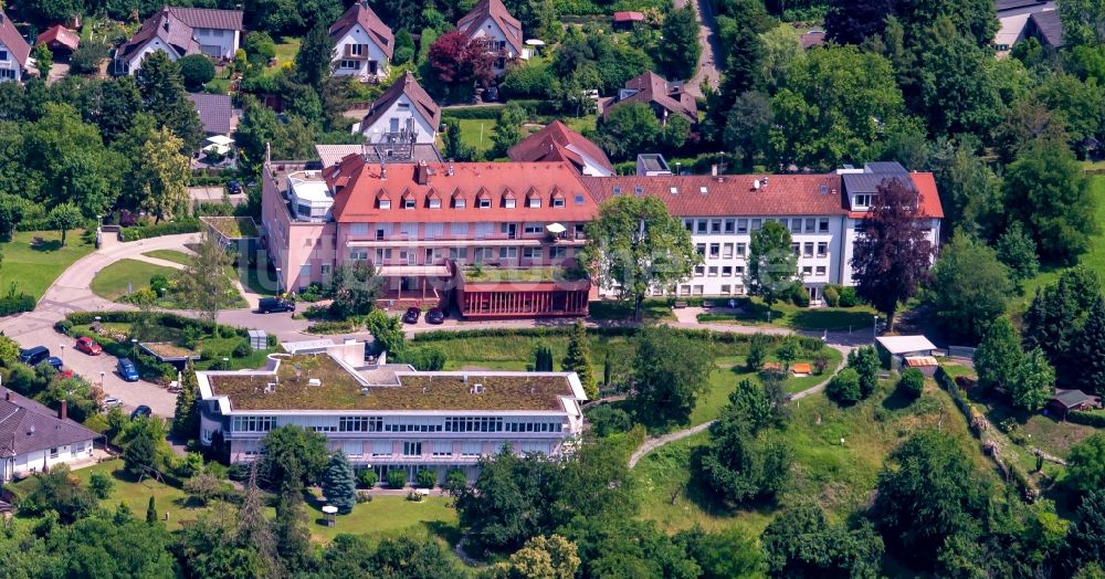 Luftbild Ettenheim - Klinikgelände des Krankenhauses Ortenauklinikum Lahr Ettenheim in Ettenheim im Bundesland Baden-Württemberg, Deutschland