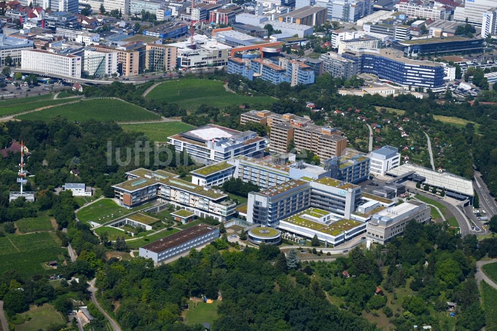 Stuttgart aus der Vogelperspektive: Klinikgelände des Krankenhauses Robert-Bosch-Krankenhaus im Ortsteil Bad Cannstatt in Stuttgart im Bundesland Baden-Württemberg, Deutschland