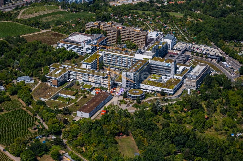 Stuttgart aus der Vogelperspektive: Klinikgelände des Krankenhauses Robert-Bosch-Krankenhaus im Ortsteil Bad Cannstatt in Stuttgart im Bundesland Baden-Württemberg, Deutschland