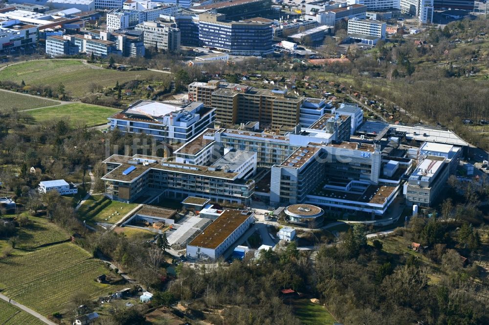 Luftbild Stuttgart - Klinikgelände des Krankenhauses Robert-Bosch-Krankenhaus im Ortsteil Bad Cannstatt in Stuttgart im Bundesland Baden-Württemberg, Deutschland